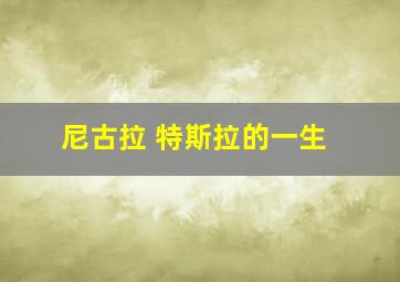 尼古拉 特斯拉的一生